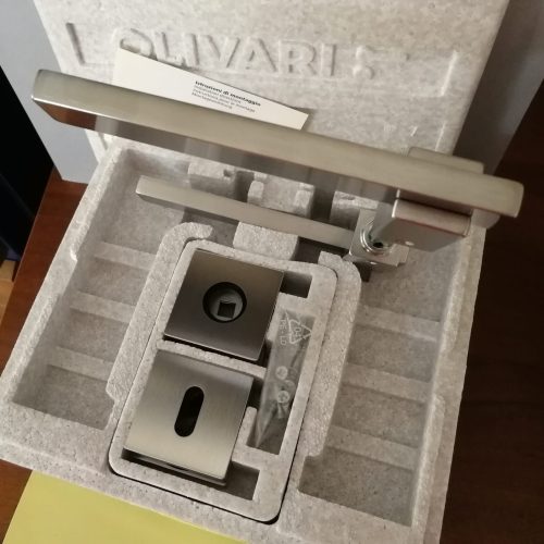 MANIGLIE MINERVA OLIVARI BICROMO SATINATO